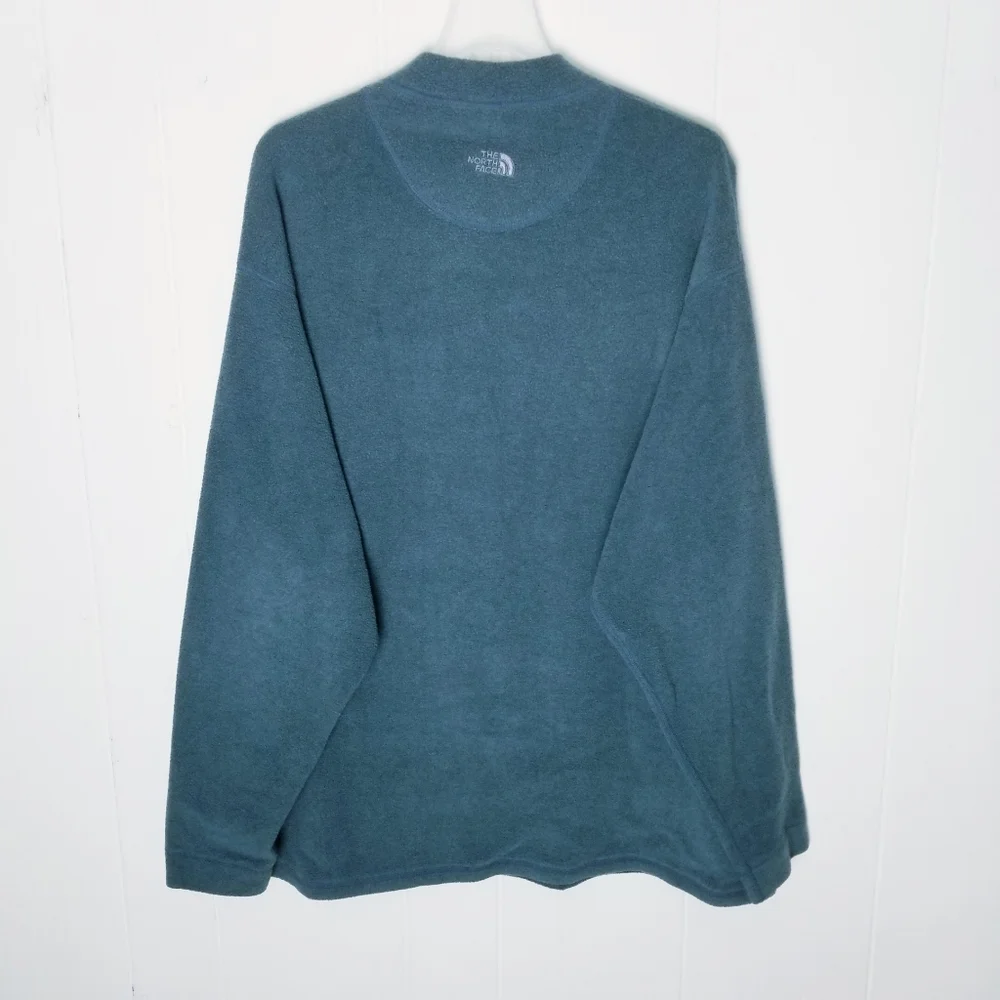 The North Face Fleece Pullover Men Size Large Green